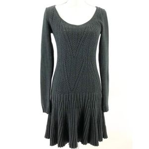 Moda International VS Sweater Dress Knit Gray